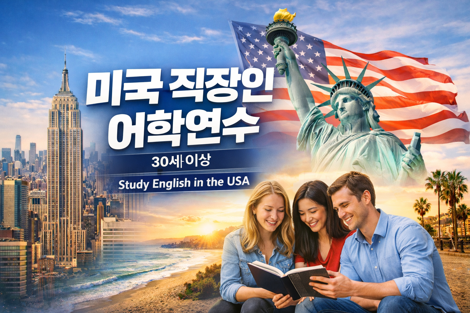 미국 직장인 어학연수 대표 이미지