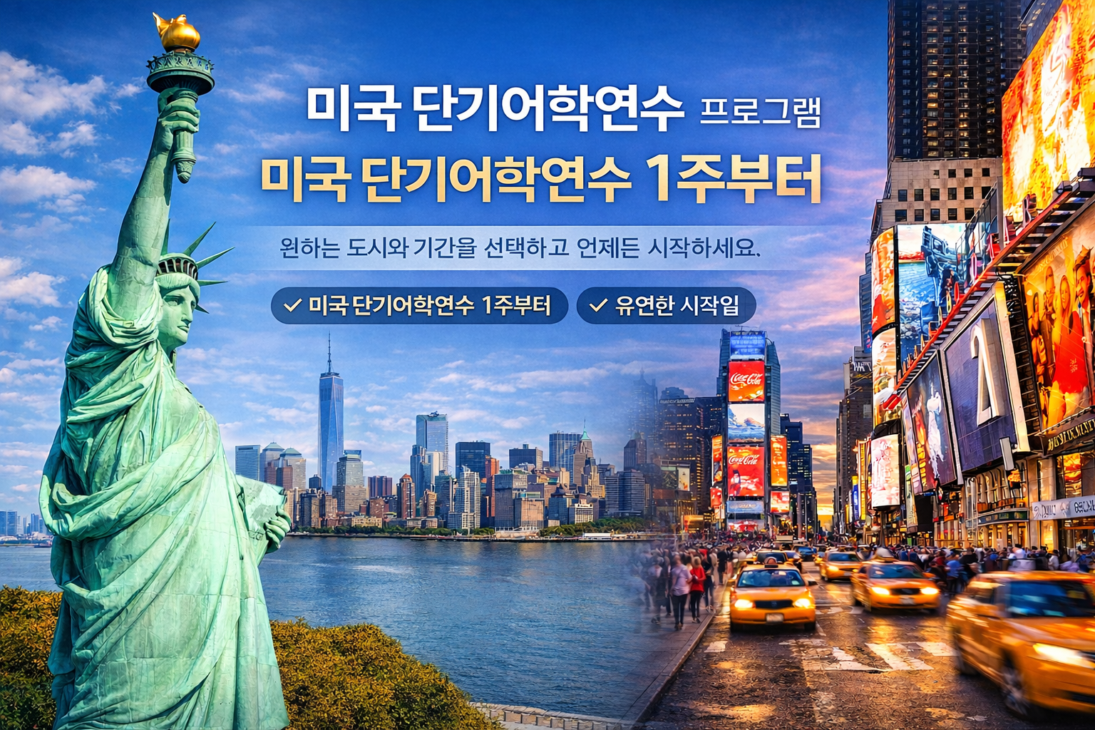 미국 단기어학연수 대표 이미지
