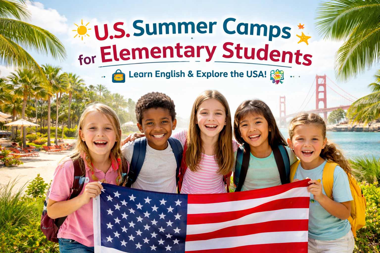 미국 초등학생 여름캠프 대표 이미지
