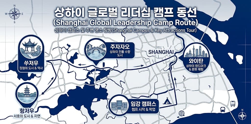 상해 젠차오 대학 기숙사형 여름방학캠프