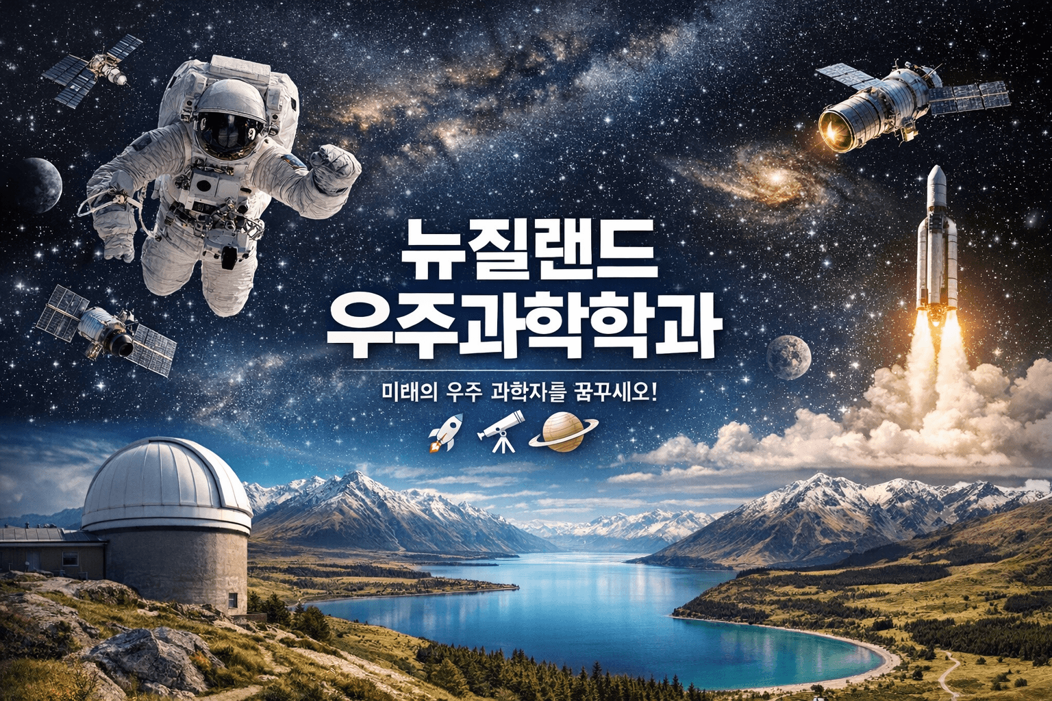 뉴질랜드 우주과학학과 대표이미지